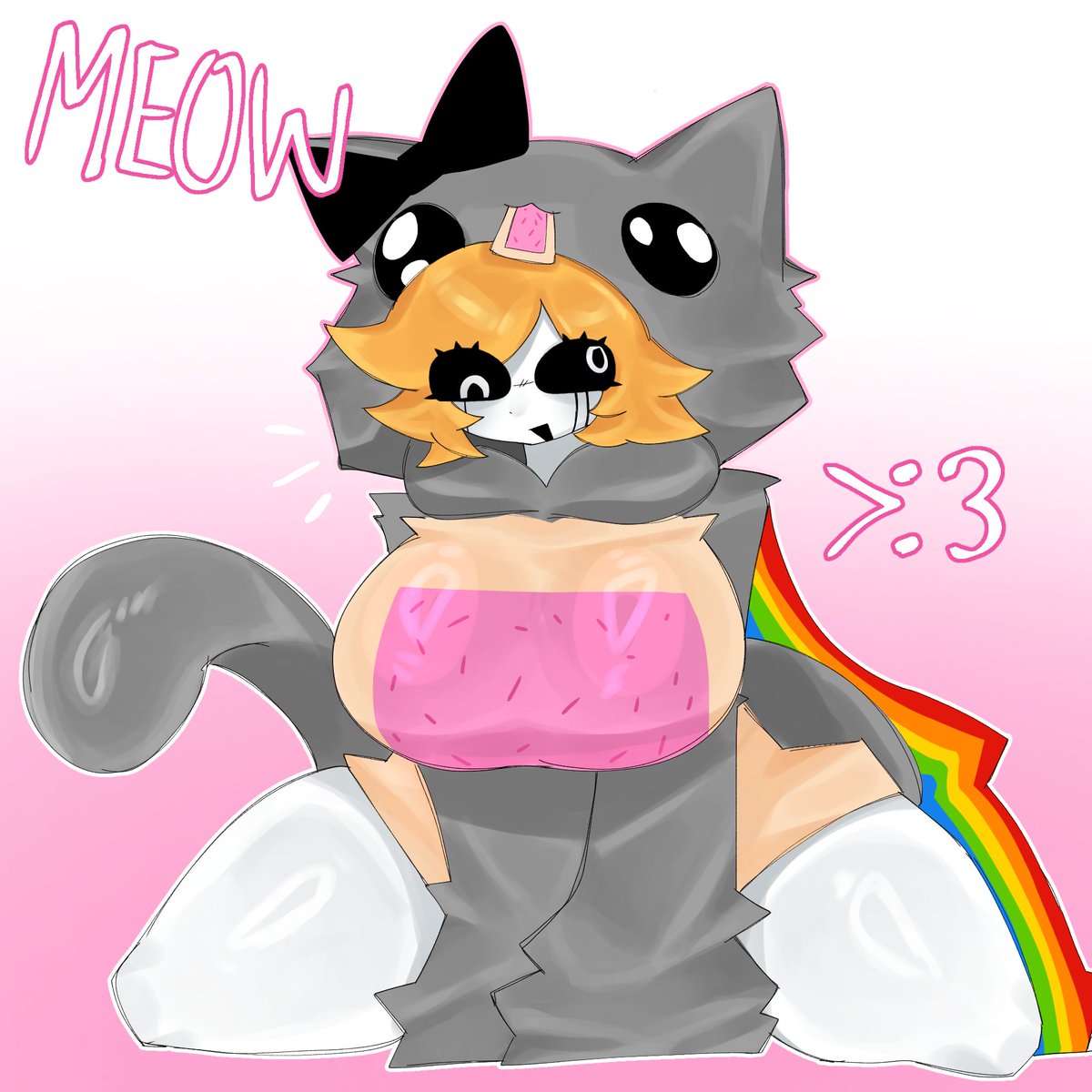 LEXI0_ol's tweet photo. As promised... here is "XD" dressed up in NYA Cat, I hope you like them.#forsaken https://t.co/ySCG4Jcpnv