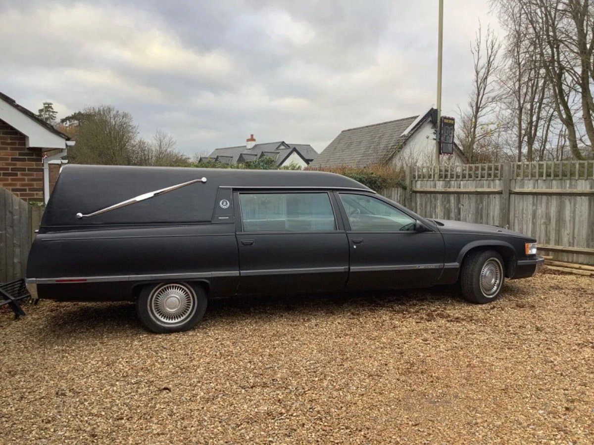 FadeAwayMedia's tweet photo. The Undertaker’s Hearse is for sale in London for a price tag of just £1,500.

1995, Cadillac Hearse.

The owner wrote on eBay: 

"It was purchased from us by an events company who turned it into the BT Sport promotion vehicle for the WWE” https://t.co/TjvMscRfCu