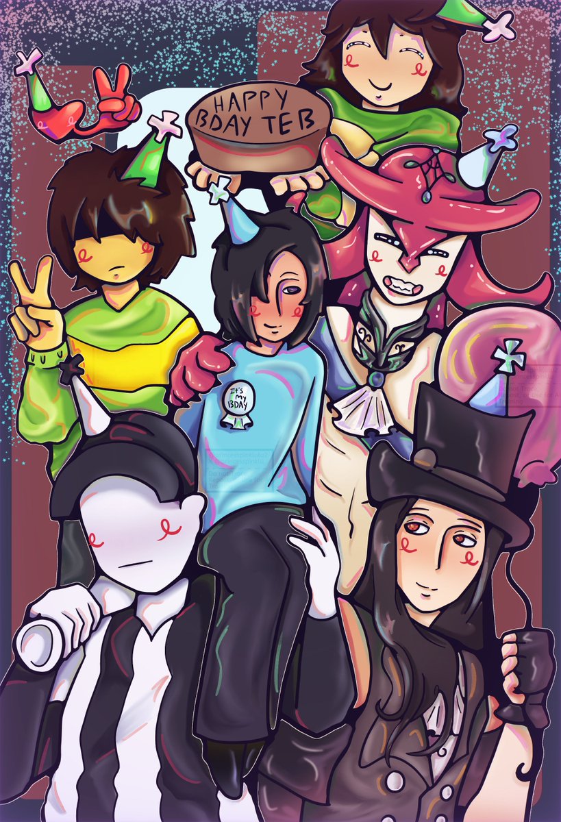 princesspinklu's tweet photo. @cadmagentium omg omg omg I made it in time happy birthday teb

🏷 #Kris #chara #deltarune #undertale #art #digitalart #sidon #botw #testament #guiltygear #off #batter #birthday https://t.co/CVgxYWXVSf