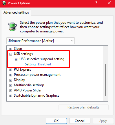 hypertune_'s tweet photo. 🚨 Your USB Power settings are NERFING You with Input issues

To fix, Type "Edit power plan" in your Windows Search bar > Change Advanced Power Settings > Scroll down to USB Settings > Disable USB Selective Suspend Setting and USB 3 Link Power Management if you have it

(Boost your FPS & More! Info Below ⬇️)