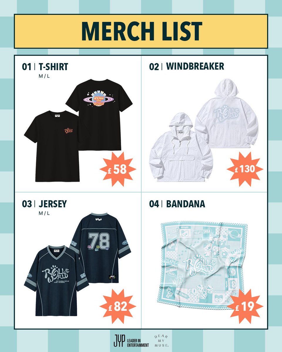 musevibes_dts's tweet photo. ITZY x TWINZY GLOBAL POP-UP STORE "ROLL THE WORLD" IN LONDON

📢 MERCH LIST

📅 09.09.2026(WED) - 13.09.2026(SUN)
⏰ 9th,13th: 11:00 - 19:00
10th,12th: 11:00 - 20:00 (1 hour later)
11th (concert day): 10:00 - 19:00 (1 hour earlier)
(GMT)
📍 The Sidings Waterloo, Waterloo Station, London
 
#ITZY #MIDZY @ITZYofficial
#TWINZY #ROLL_THE_WORLD_POPUP #TWINZY_POPUP_IN_LONDON