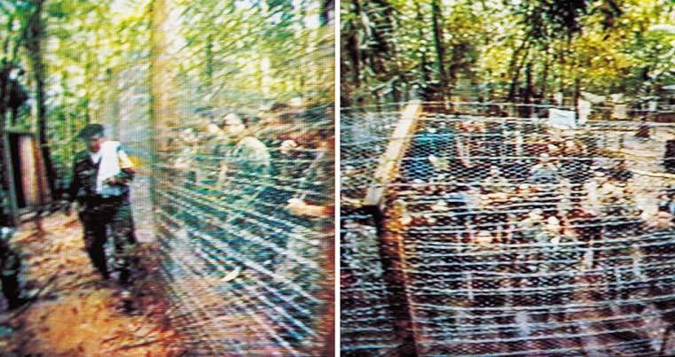 josefante's tweet photo. Los niños que creen que Colombia se fundó en el 2002 se les olvidó como la guerrilla en cada incursión como la de Mitú mostraba a los militares secuestrados o asesinados como trofeos de guerra.  Ahí les va un recorderis. https://t.co/SsYJhJc97X