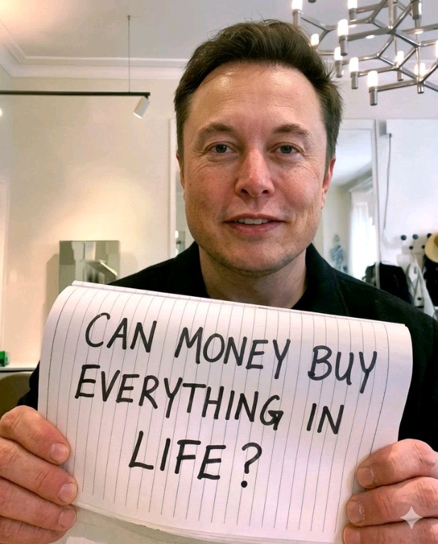 Launch_Vision1's tweet photo. Be honest 👇 

Elon Musk is asking the ultimate question: Can money truly buy everything in life? 🤔💸 What do you think?🤔💸

A) Yes, absolutely! ✅
B) No, not at all! ❌
C) Only some things! ⚖️ https://t.co/q3NwSrGjhZ