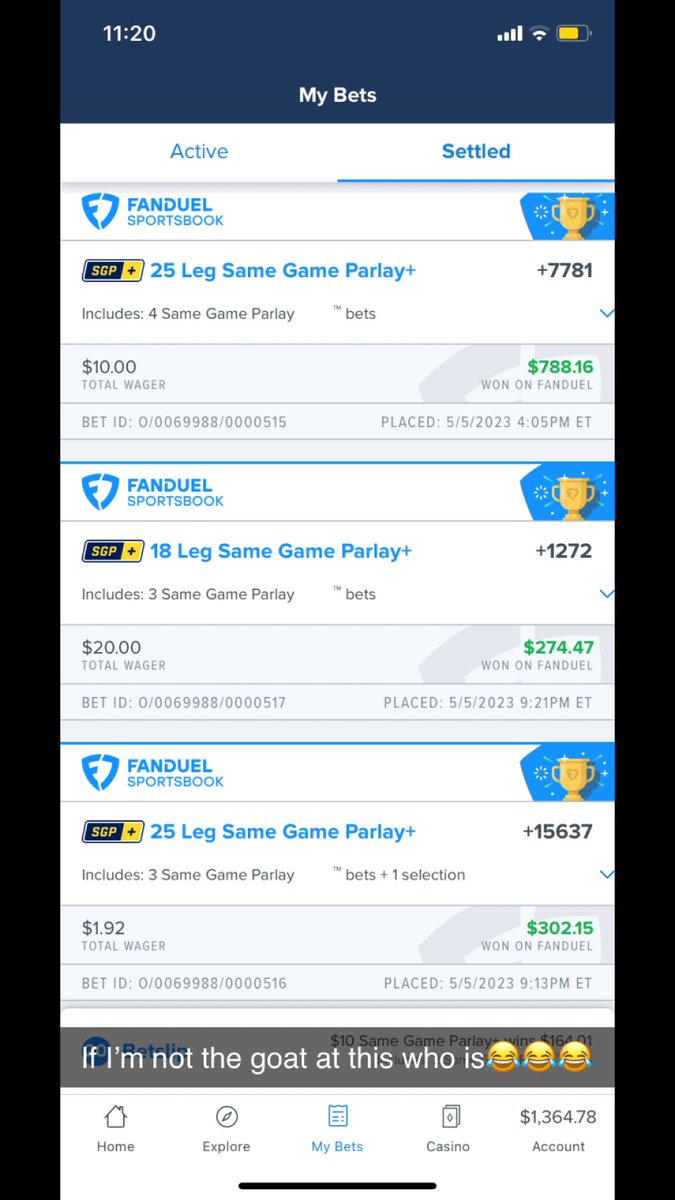 LACparlays's tweet photo. Follow me for the parlays.. Here’s some of my work #LacParlays #Best2EverDoIt https://t.co/19dbVGd0ld