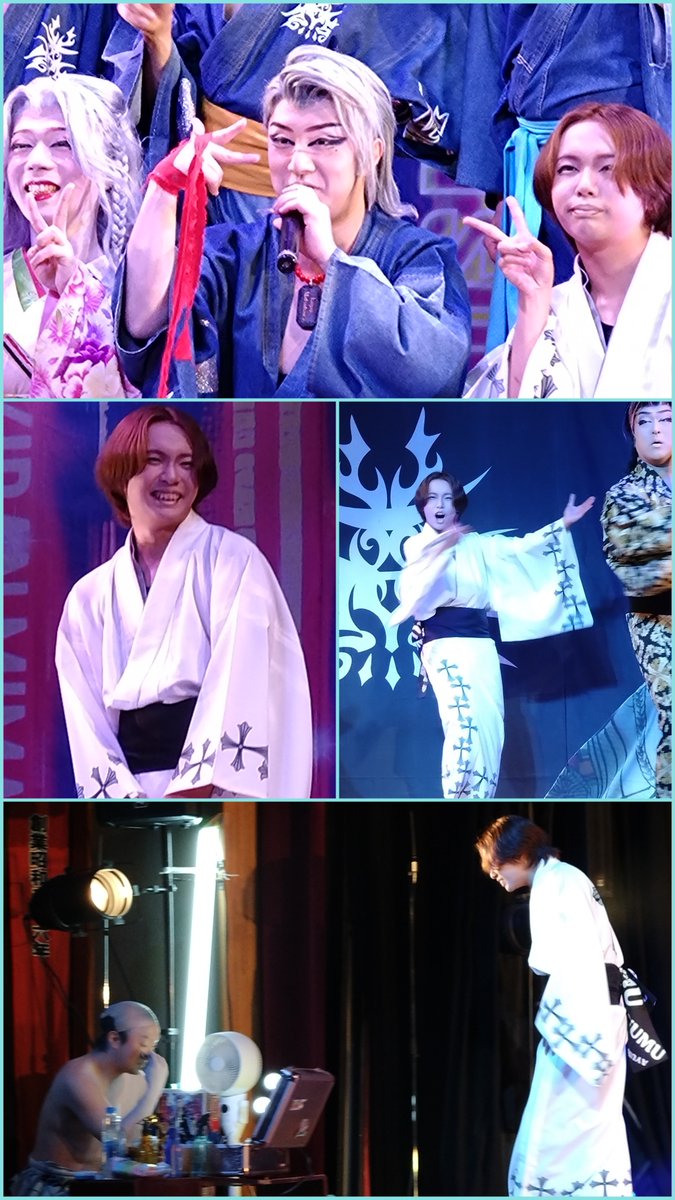 usausashiro's tweet photo. 20260830 劇団美松@篠原演芸場
「紅散鬼」と「紅屋お菊と出戻り狐」の高橋司くんが一日ゲストに。ありがとう🩷
昼は、チーム舞踊に。帰れま10の座長にご挨拶🤩
夜はお芝居「小鉄と福松」に。殺陣で鬘が取れそうに…口上で歩夢くんが「あたしは鬘飛ばしの歩夢と言われていたの平気よ🩷」
＃高橋司 https://t.co/ZA3uh4gmuB