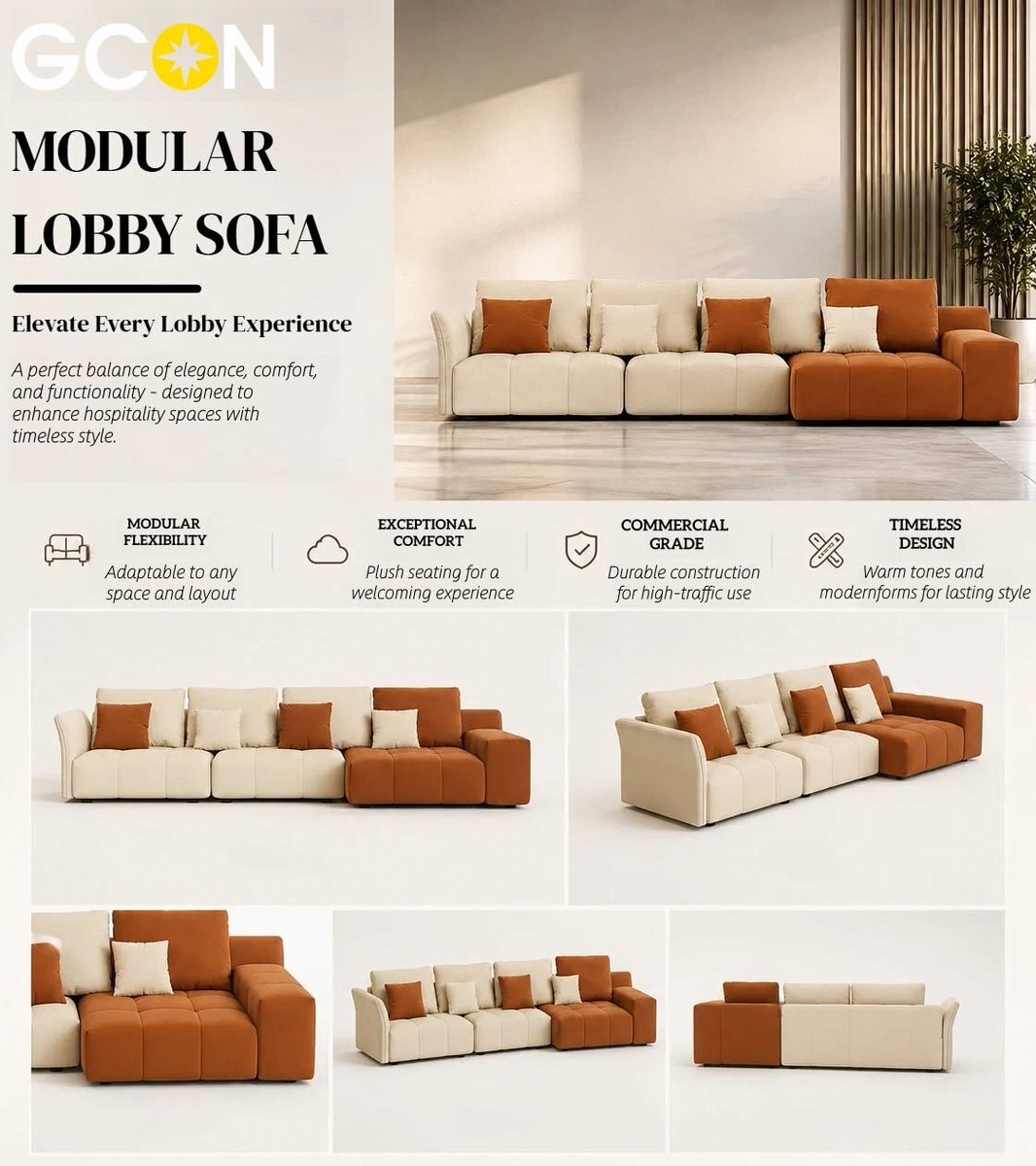 qingluo2016's tweet photo. A hotel lobby sofa needs to do more than look good.
It needs to work with the space, adapt to changing layouts, and withstand everyday hospitality use.
#HotelFurniture #HospitalityFurniture #HotelLobby #HospitalityDesign #HotelDesign #ContractFurniture #FFandE #HospitalityFFandE https://t.co/Uop63bSkbr