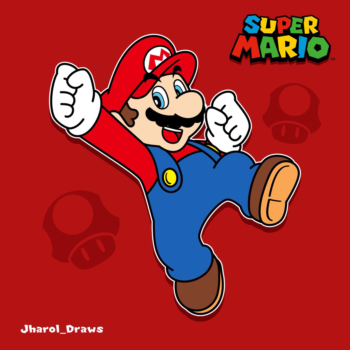 Jharol_Draws's tweet photo. I love the new Mario render. 

#supermario #digitalart #nintendo #fanart #mario https://t.co/TrxkHXzbXX