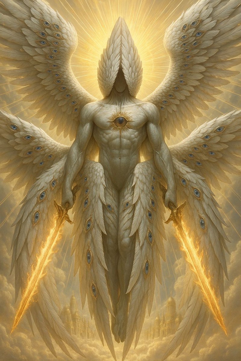 sola_chad's tweet photo. Biblically accurate seraphim. I totally understand why people trembled in fear. https://t.co/GtHIMfnr5F