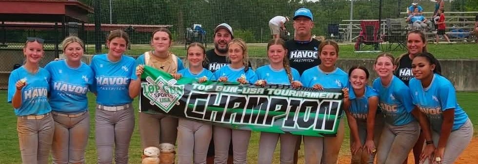 HavocFP_SC's tweet photo. 🔥 PLAYER SPOTLIGHT: BELLA MITCHUM #8 🔥

Bella was 🔒 in all weekend, helping Havoc FP 14U go undefeated and claim the Gold Bracket Championship! 
🥎 4 games at catcher
🥎 .750 AVG | 1.778 OPS
🥎 6 RBIs
With the final game tied and bases loaded, Bella drove in the winning runs. https://t.co/hxjkDSpFU7