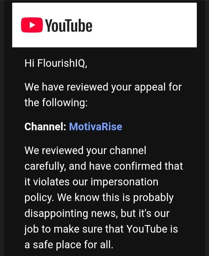 murretips's tweet photo. Hi @TeamYouTube Thanks for checking my case again. I understand the decision, but I’m still confused about what exactly on my channel was considered a violation. Could you please tell me what content or behavior caused the issue? I just want to understand what went wrong. 🙏 https://t.co/vwzRZJdQsm