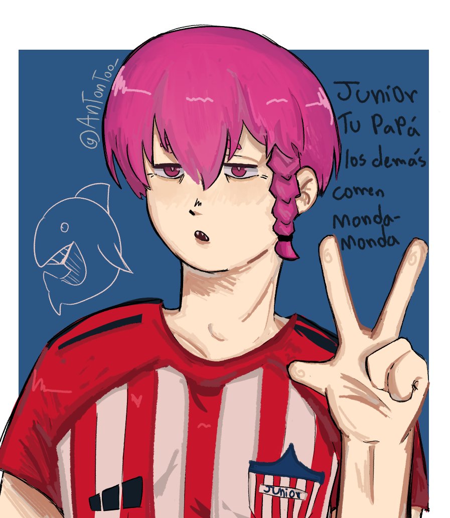 antontoo_'s tweet photo. Kurona Ranze pero es hincha del Junior de Barranquilla. #bllk https://t.co/8xa31IPqMs