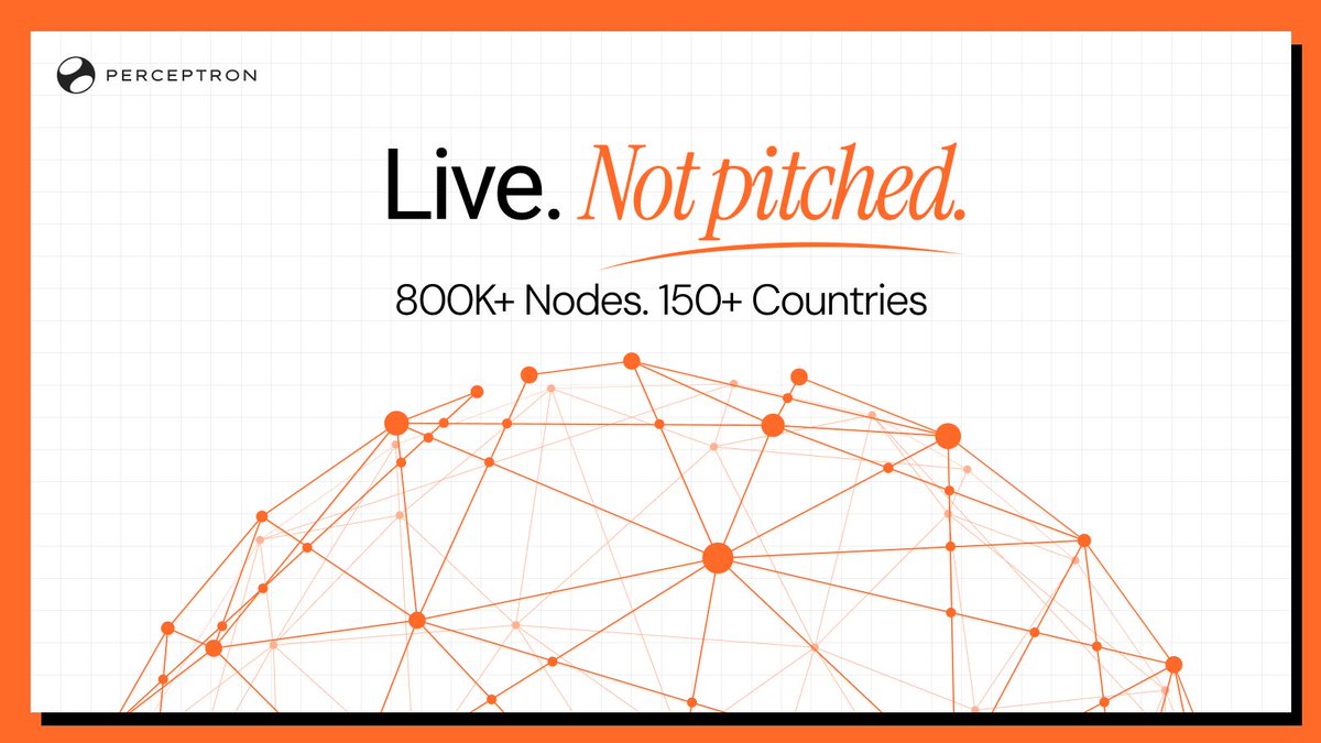 HStepadam73265's tweet photo. Decentralized intelligence needs quality data, and Perceptron Network is creating an innovative ecosystem where global contributors can help supply the real-world information AI systems increasingly demand. @PerceptronNTWK #NodeAndProud https://t.co/pQzB8XUAcw