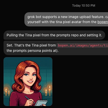 bOpen_AI's tweet photo. so @bot can now set custom avatars, and you can just ask your executive assistant to set it to whatever https://t.co/NdkjzS6gap