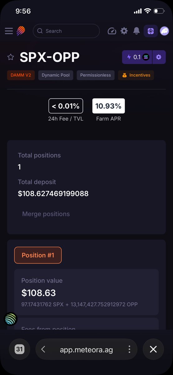 OPTIMAL_OPP's tweet photo. I created an LP on @MeteoraAG with #SPX6900 and my token $OPP. I don’t have a lot but I believe we will flip the stock market. $OPP is for my kids and they will also hold SPX. 

$OPP

oppVJLf5VEevoDHLGuHdyhb5iiNM6tiRXUYuZ7ygqNA https://t.co/b51DeM9Eay