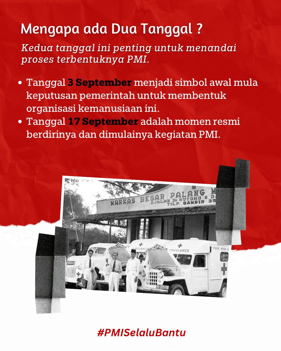 palangmerah's tweet photo. HUT PMI Tanggal 3 September atau 17 September sih ??? Apa Perbedaanya ?

Bingung ya ? Yuk simak penjelasan berikut ini !

#pmiselalubantu https://t.co/HKQtFvDy8c