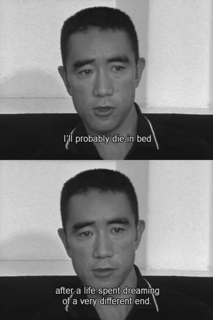 SkinnedApe's tweet photo. I dont fw Mishima but i quite enjoy this qoute https://t.co/YDmdCsjk1N