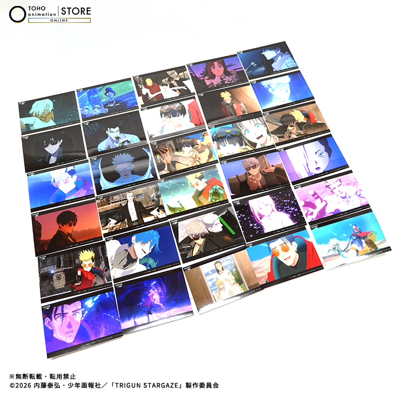 TOHOanimeSTORE's tweet photo. 【#TRIGUN STARGAZE】

＼💿好評販売中／
「#TOHOanimationSTOREONLINE 流通限定版」
Blu-ray BOX

TaS限定の豪華特典をお見逃しなく！！
是非ご自宅で何度でもお楽しみください✨

🎁TaS流通限定版
大判スペシャルポストカードセット

🎁TaS限定購入特典
・ぷちっとマスコットセット
（ヴァッシュ・ニコラス）
・ミニアクリルスタンドセット
・ブロマイド30枚セット

🎁早期予約特典
ステッカーシート

🛒ご購入はこちら
https://t.co/0Xa7XeSHnW
#トライガン