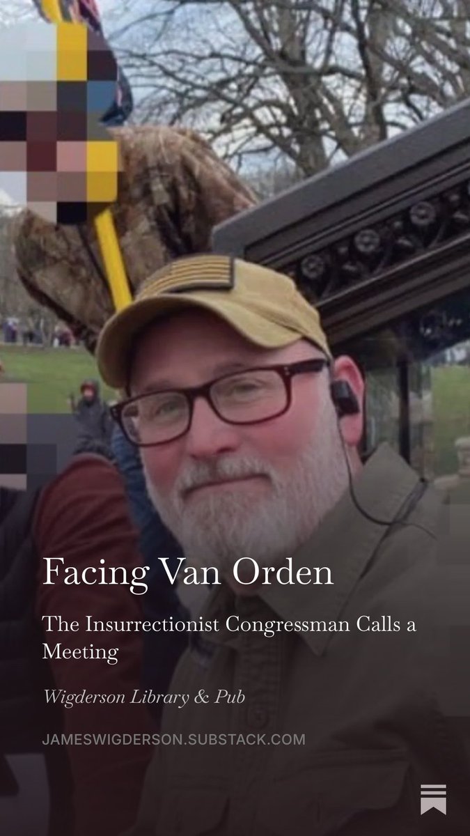 jwigderson's tweet photo. November is coming. Time to send the unpatriotic bully @derrickvanorden into retirement. He can talk a big game online, but he hides when confronted like any other bully. https://t.co/1n4JyOuxuh https://t.co/6iLEbPVBJ7