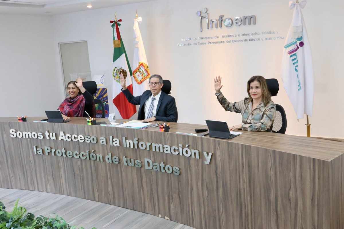 RosarioMejiaAya's tweet photo. 👩🏻‍💻🙋🏻📑 31ª Sesión Ordinaria del #Pleno del #Infoem. https://t.co/d9664wvdwD