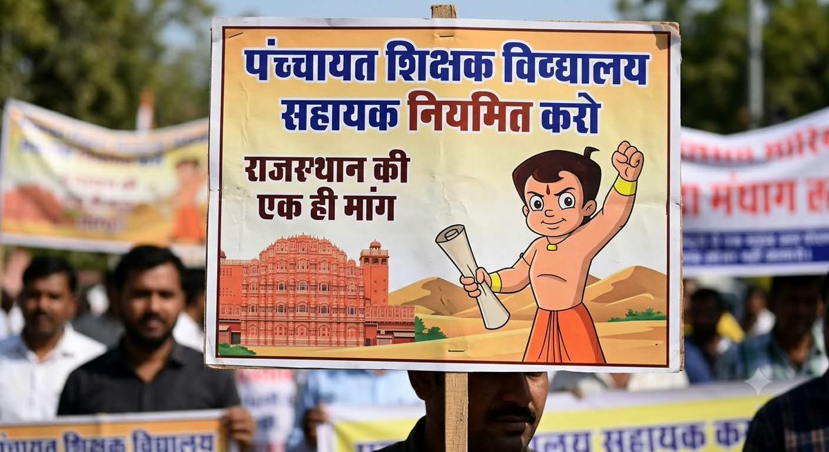 PratapS00857052's tweet photo. बिना किसी विसंगति के सीधे शिक्षा विभाग की मुख्य सेवा में हमारा समायोजन हो। 🏫 @narendramodi @BhajanlalBjp @KumariDiya @ashokgehlot51 @TikaRamJullyINC @DrSatishPoonia @NitinNabin @zeerajasthan_ @GovindDotasra #पं_शिक्षक_वि_सहायक_नियमित_करो  #Regularize_PS_VS https://t.co/c9Ju3dcHef