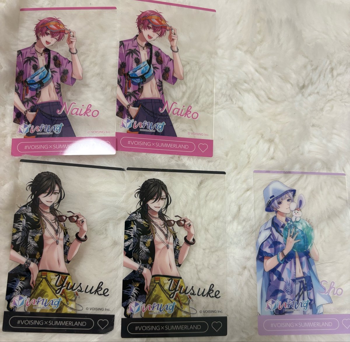 07kyun_'s tweet photo. 【交換 譲渡】
VOISING サマーランドコラボ いれいす トレーディングクリアカード

【求】 🐥or 定価
【譲】 🍣 🐇 🦁

9/21.22のララアリの現地交換(譲渡)可能
郵送も可能です◎
お心当たりありましたら、お気軽にお声掛けください https://t.co/nSDRdF08Fy