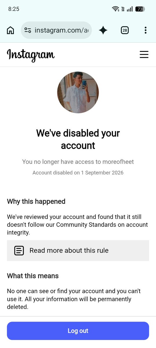 heetshah25's tweet photo. @instagram Two of my Instagram account has been disabled, and I’m still waiting for a proper review and response.
These accounts contains 9 years of my memories, photos, videos, and work, and it means a lot to me. Due to app crashing it failed to submit my Identity proof please recover it. https://t.co/0sREpiUmQy