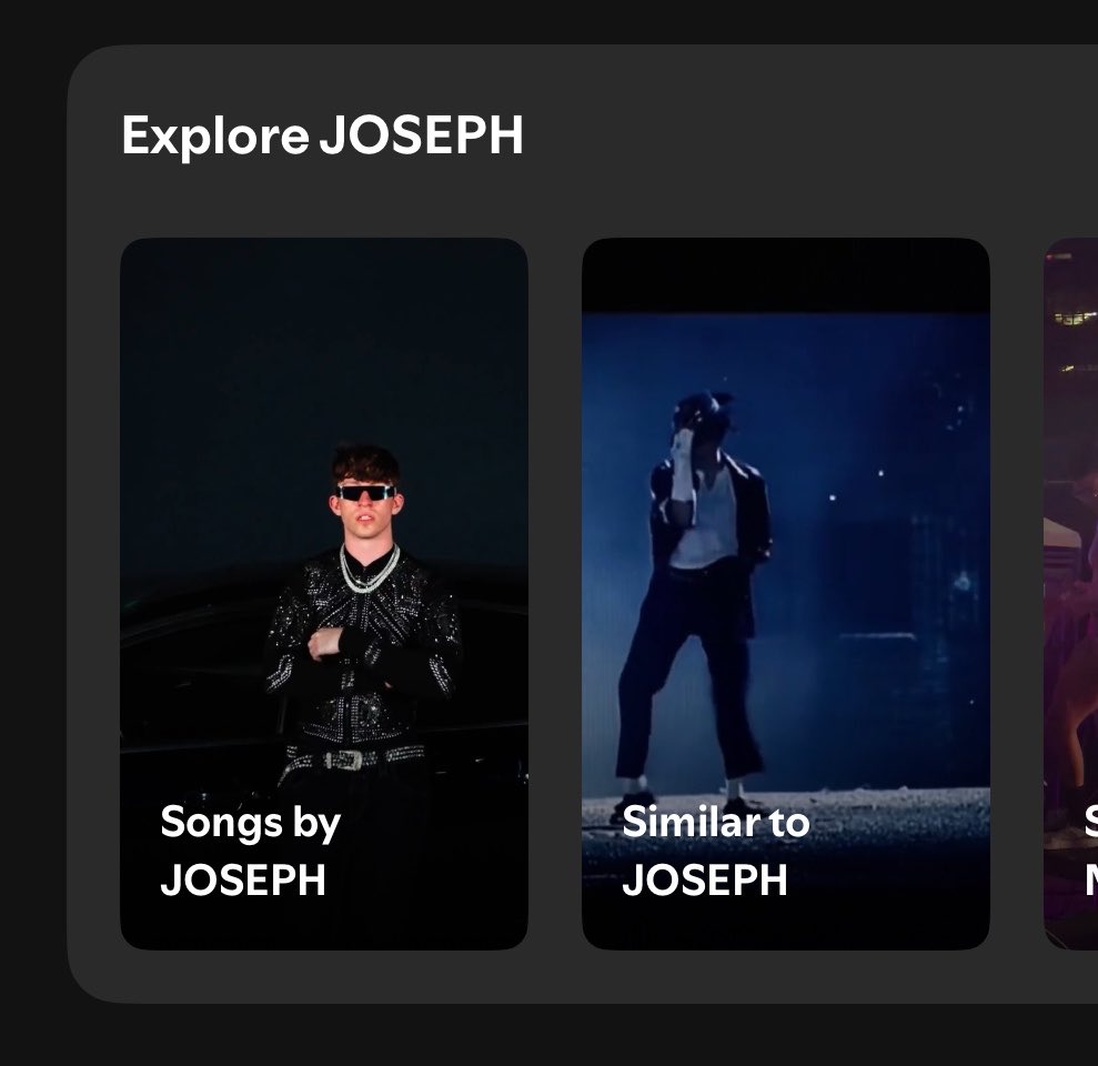 Hexendwerkle's tweet photo. Spotify is telling me that Joseph Whitexican Harn is the next Michael Jackson. And it’s true https://t.co/wsatxWAlXh
