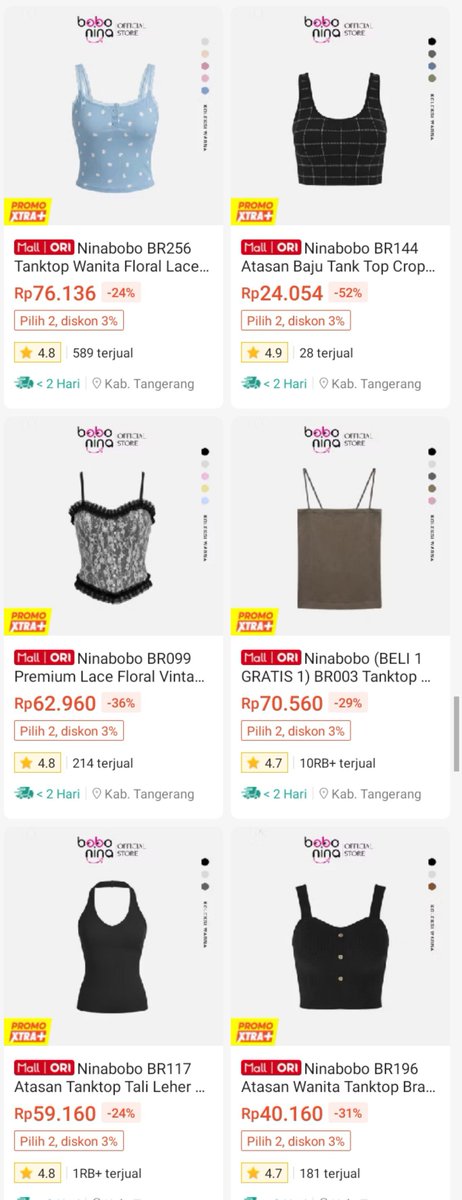 spillloutfit2's tweet photo. Gak bisa keep sendirian, ini beneran hidden gem! Tank top segemes ini harganya gak bikin dompet menangis https://t.co/y8bxRQSM09