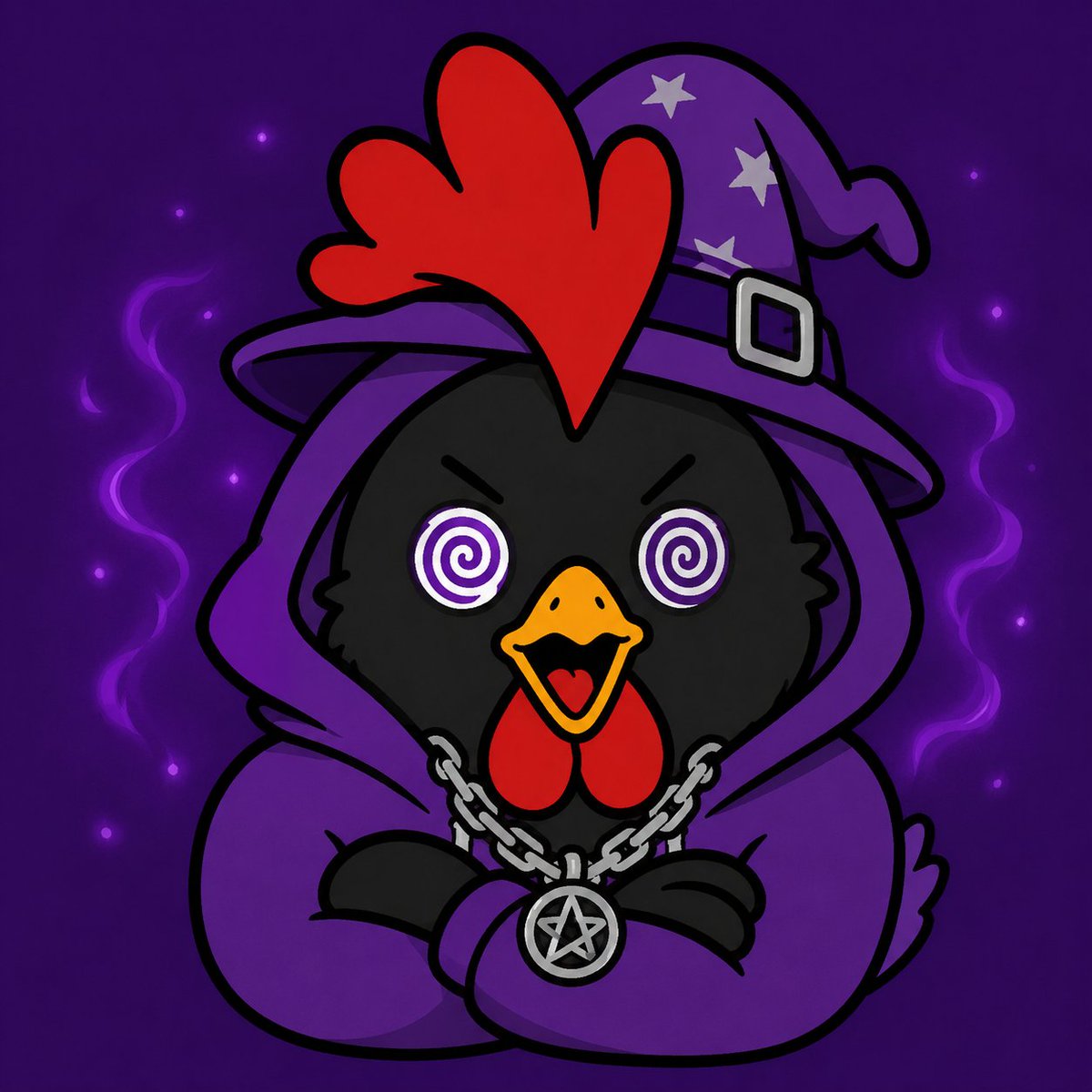 Rooster_hood's tweet photo. something’s definitely wrong with this rooster 🐔

and honestly… we like it. https://t.co/FKp2Gce2yp