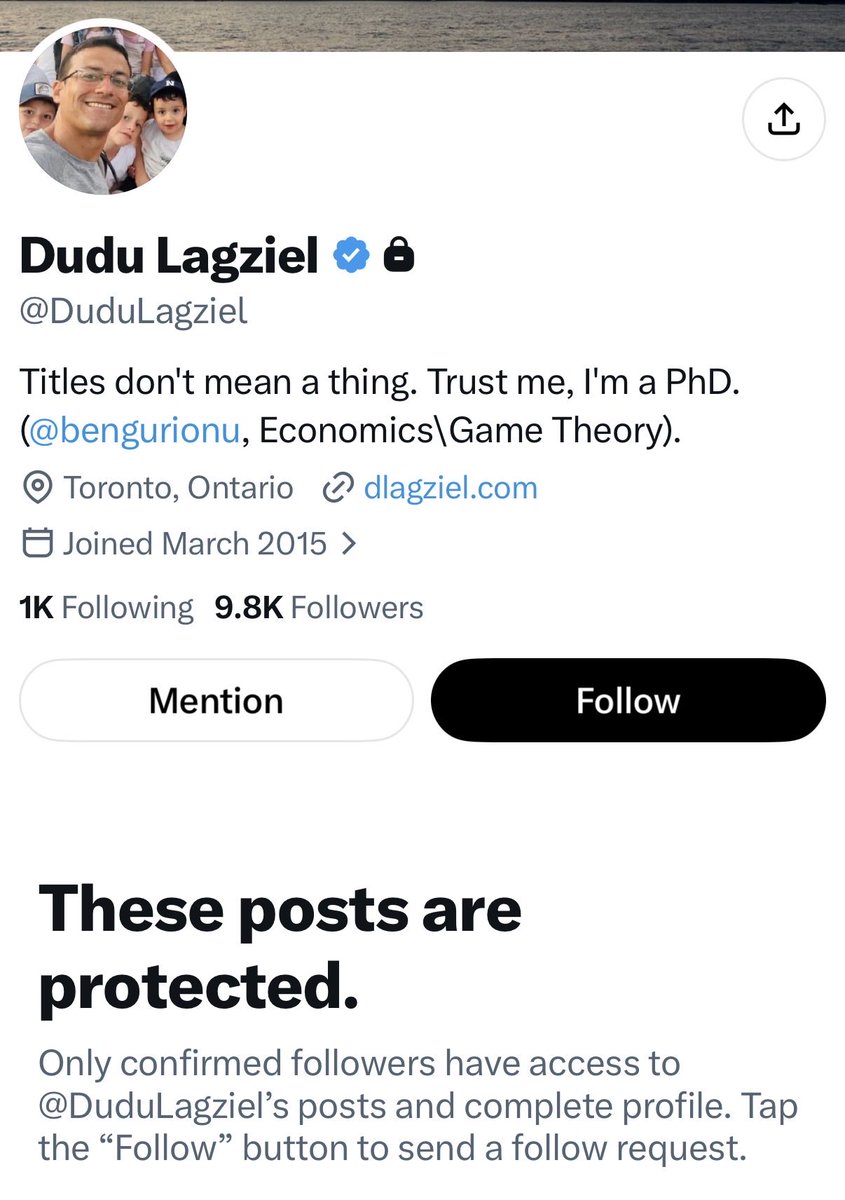 SMohyeddin's tweet photo. Visiting professor @UofT and former lieutenant colonel in the Israeli army, David Lagziel, sets his X posts as protected, after he threatened students with a bat to the head because they were calling for his class to be cancelled. https://t.co/hCGCeGtc8l