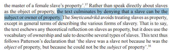 Siradhvaja's tweet photo. What is interesting his how uncomfortable Devaṇṇabhaṭṭa is with explicitly declaring a slave to be the 'property' of his master: https://t.co/kxt0MTJVKi