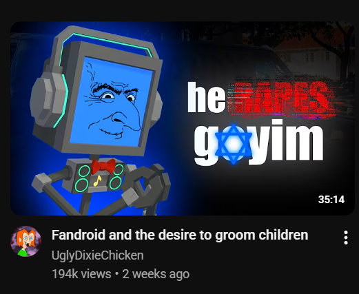 commiejunior161's tweet photo. all that rightoids do on youtube is make safe edgy thumbnails and titles to ragebait people into clicking on their over-edited 30 minute video on culture war shit no  one cares about https://t.co/URSn47zpn8