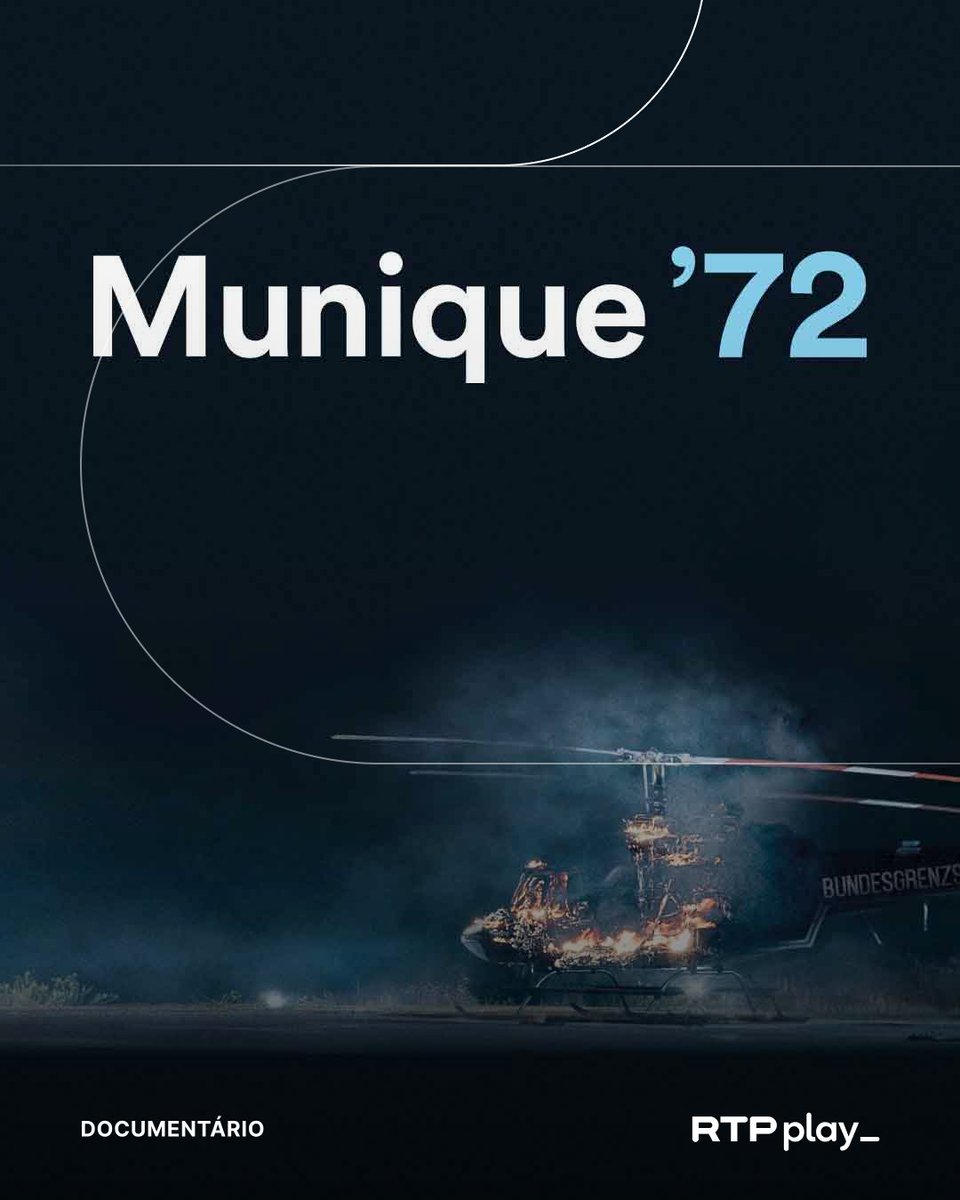 playrtp's tweet photo. O acontecimento que deu origem ao terrorismo moderno. Série documental de 3 episódios sobre o ataque terrorista aos Jogos Olímpicos de Munique de 1972.

▶ Vê o documentário na RTP Play. https://t.co/JyhH5EA3fb