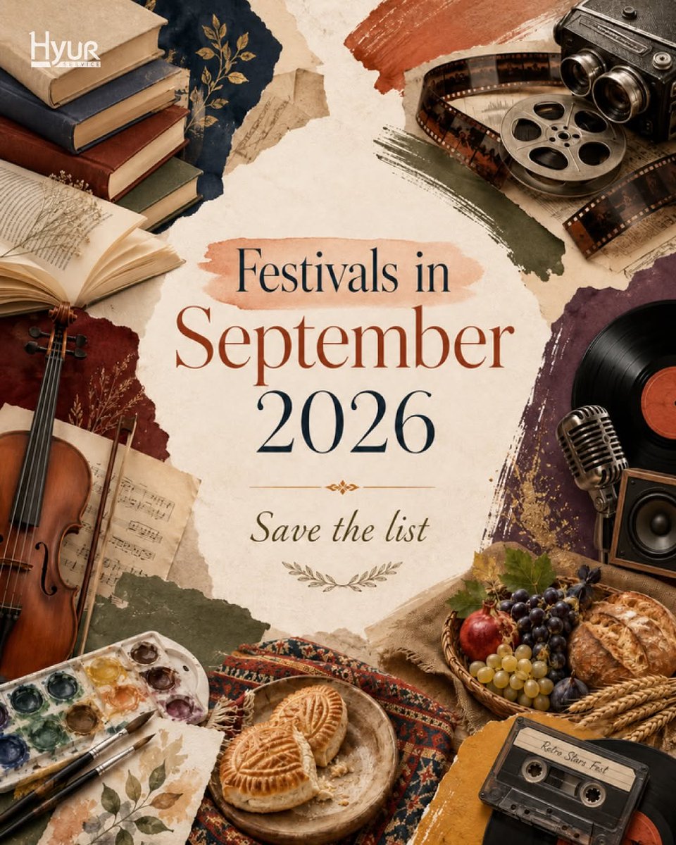 hyurservice's tweet photo. Save this festival list for your September trip to Armenia. 📌 https://t.co/OVLisqFzSD