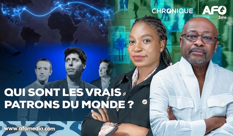 reseau_internat's tweet photo. Qui sont les vrais patrons du monde ? – La Chronique avec Arielle Kitio et Alain Foka

Aucun chef d'État ne peut les stopper. Aucun pays, aucune ONG internationale et surtout pas vous ne pouvez les stopper.

Ils agissent au dessus des lois et connaissent vos habitudes, vos maladies, vos projets. Ils influencent vos décisions.

https://t.co/J74zNcicFp
