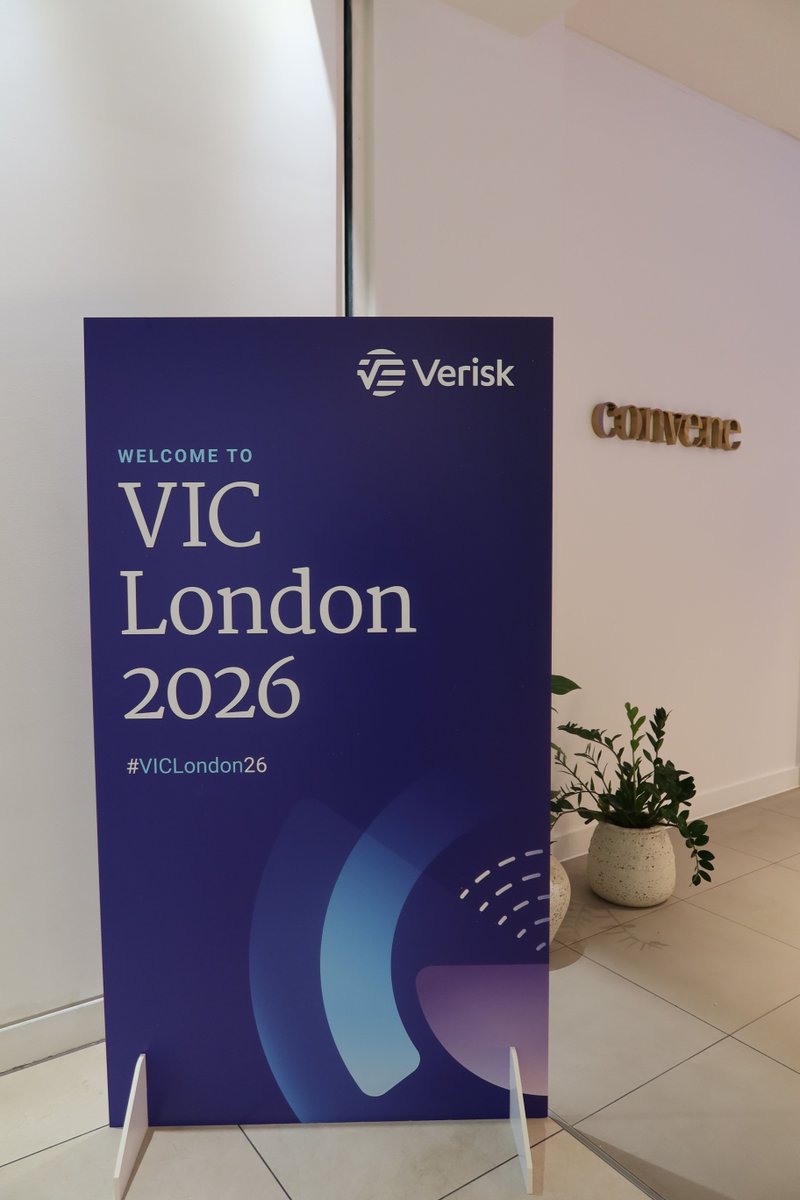 Verisk's tweet photo. Today’s the day! We’re in full swing at #VICLondon26, bringing together industry leaders, experts and clients for a day of insights, conversations and connections.

Here’s a look at what's ahead:

🔹 An industry leader fireside chat with Lee Shavel, Pina Albo and Akhil Lalwani
🔹 Sessions exploring AI in insurance and what it could mean for insurers
🔹 A guest keynote from Lisa Bodell on the importance of innovation and creativity
🔹 A look at Verisk Synergy Studio, including its capabilities and what’s ahead
🔹 Networking opportunities to connect with industry peers and expand your network

What are you looking forward to most?