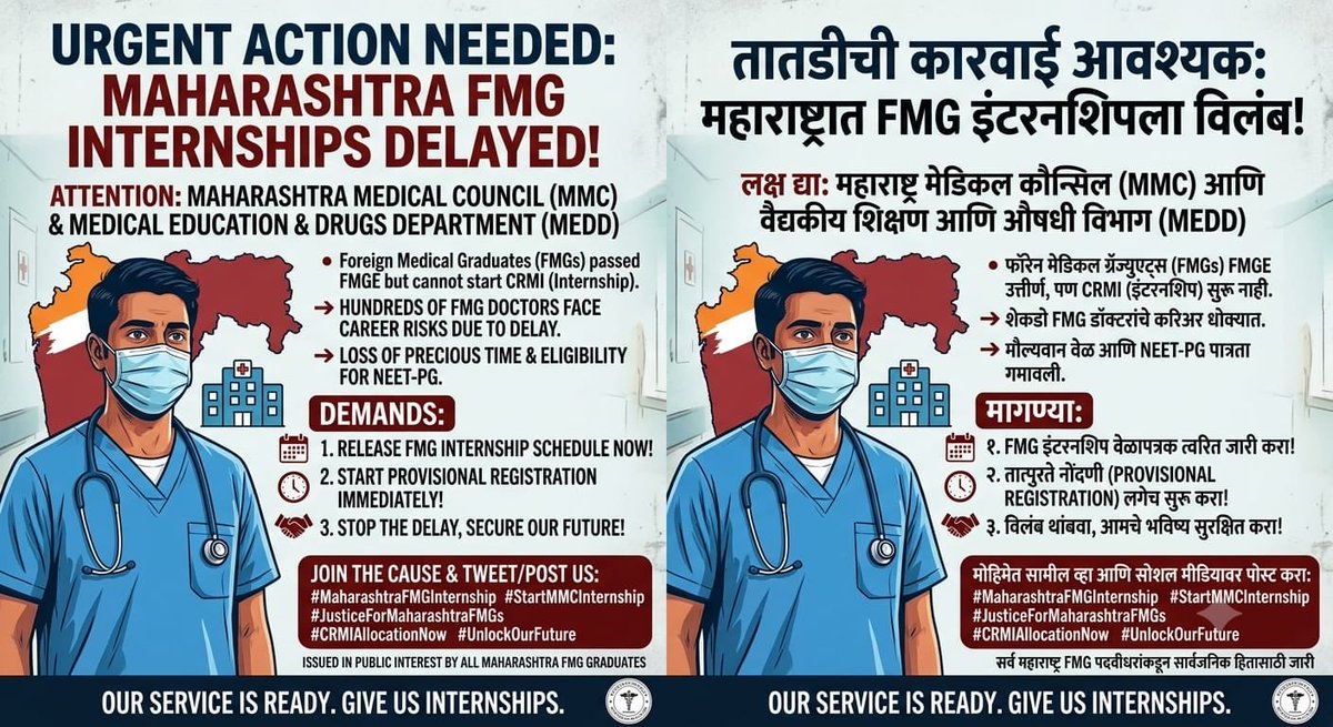 Jay9168146866's tweet photo. Maharashtra Internship Delay! https://t.co/AblSN8hfJU