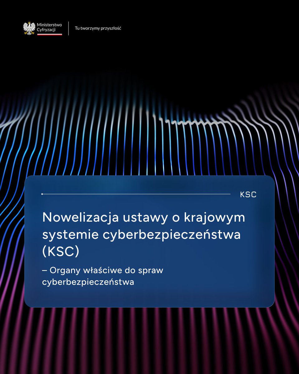 CYFRA_GOV_PL's tweet photo. 📢 Przypominamy: do końca samorejestracji w Wykazie KSC pozostał miesiąc. Jeżeli Twoja organizacja kwalifikuje się jako podmiot kluczowy lub ważny, czas na złożenie wniosku mija 3 października 2026 r.

Sprawdź szczegóły i instrukcję krok po kroku 👉
https://t.co/cZhfYhOhcK https://t.co/C3u4cMXEpB
