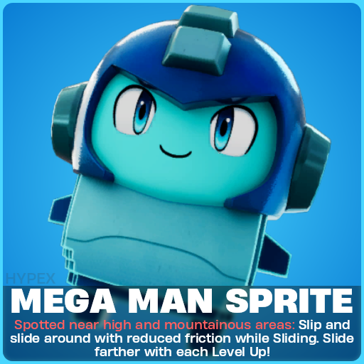HYPEX's tweet photo. MEGMAN FORTNITE SPRITE https://t.co/VgwndTQ6Y7