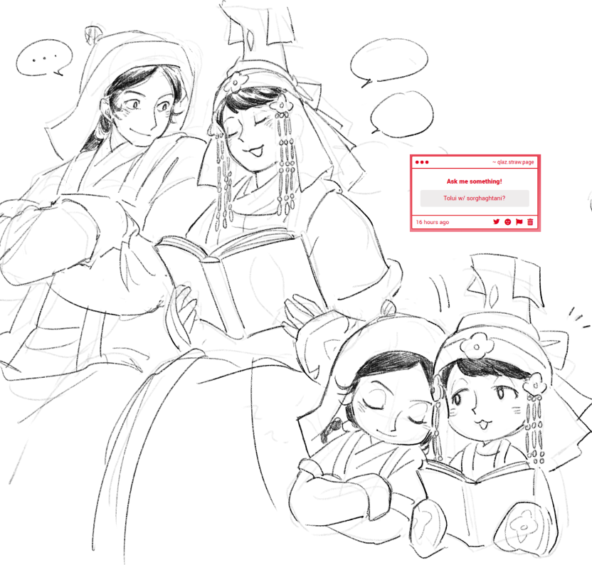 Qlaz12's tweet photo. Tolui x Sorghaghtani
Shira &amp; Tolui + 1

Here's your Tolui content from me ehe https://t.co/Kn8L49drIX