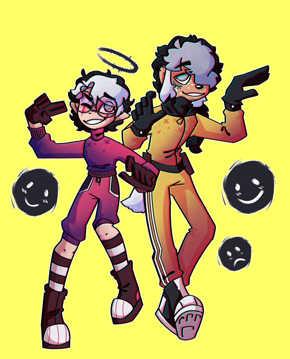 Wilt3nsc0tch's tweet photo. 💫 Matryoshka inspired OC art
Red on belongs to @galaxarch and the yellow one is Haru's https://t.co/3M4B7bHm17