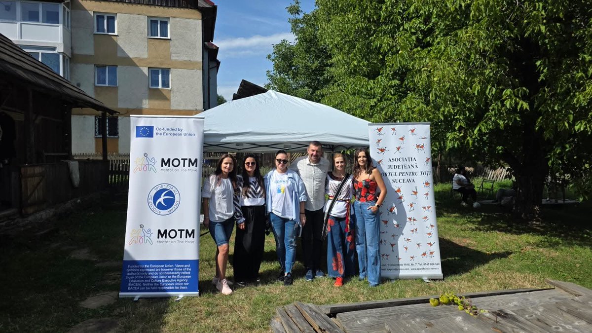AjsptSuceava's tweet photo. Acolo unde diferențele se întâlnesc, se nasc punți. 🤝❤️
La Putna, 34 de femei – 17 din România și 17 refugiate din Ucraina – au făcut primul pas într-o experiență interculturală construită prin sport, încredere și comunitate.
Kick of meeting on Mentor on the Move project. https://t.co/4ssXKtQ3pz
