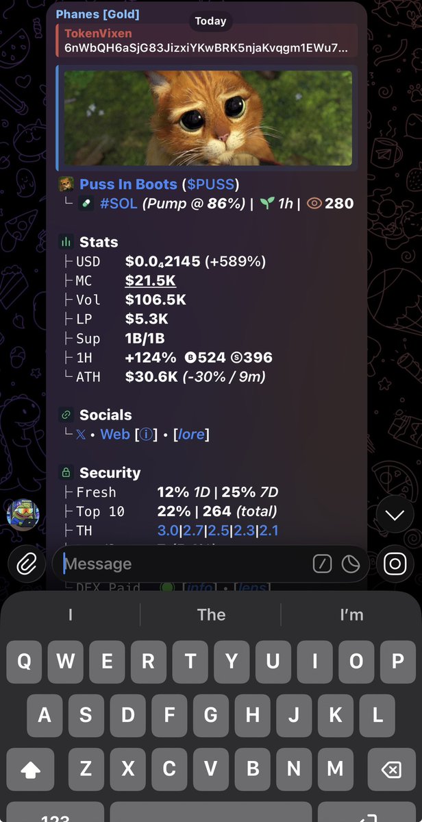 _TokenVixen's tweet photo. $PUSS

CA;

6nWbQH6aSjG83JizxiYKwBRK5njaKvqgm1EWu7rPpump https://t.co/25ftxfcXdq