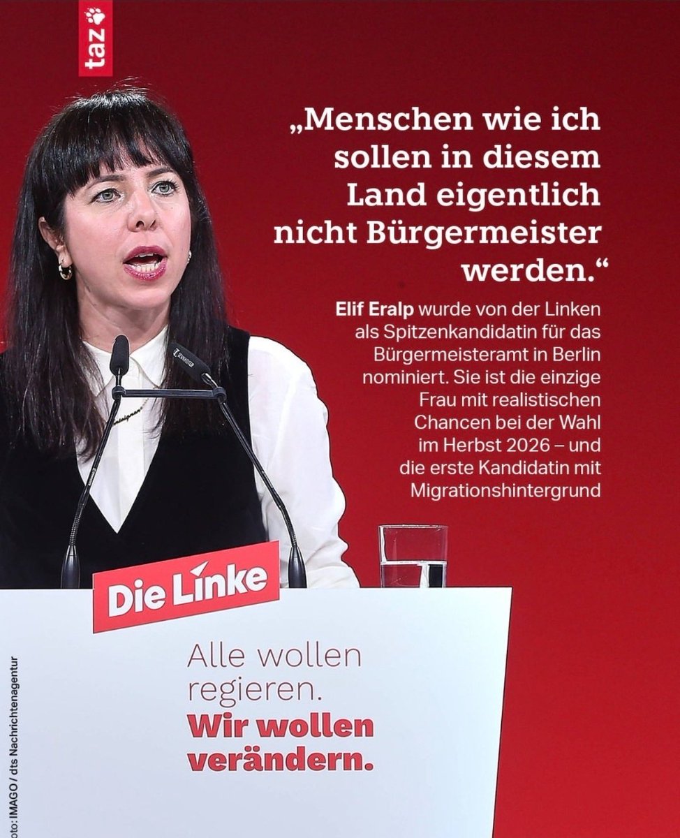 steffan_nethe's tweet photo. An dieser Aussage stimmen gleich zwei Dinge nicht.

Erstens: In Deutschland können Menschen mit Migrationshintergrund sehr wohl politische Ämter übernehmen. Bestes Beispiel ist Cem Özdemir. Warum ist er sonst Ministerpräsident von Baden-Württemberg geworden?

Zweitens: Viele Menschen lehnen Elif Eralp nicht wegen ihres Migrationshintergrunds ab, sondern wegen ihrer politischen Positionen. Wer Antisemitismus verharmlost und/oder mit dem Islam sympathisiert, muss mit Kritik rechnen, und zwar unabhängig von seiner Herkunft.

Kurzum: Nicht die Herkunft entscheidet, sondern die Haltung und die Politik. Genau darum geht es den meisten Menschen.

#Berlin #Landtagswahl