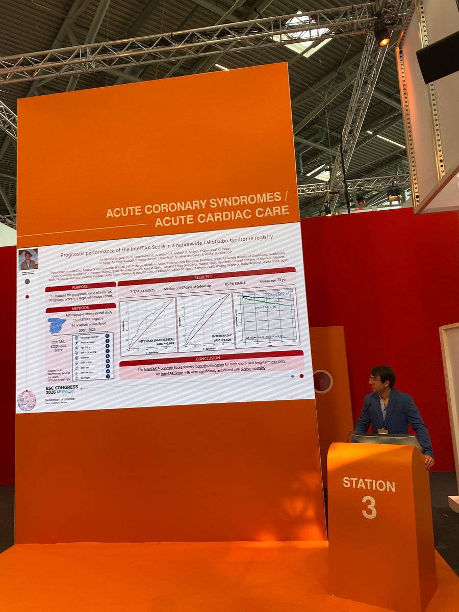 jalarreg97's tweet photo. A few days at #ESCCongress26 in Munich, surrounded by inspiring science and even better people. @CardioFJD 🫀🏥

Grateful for the experience, the opportunities, and the great colleagues along the way. And what a great experience the ESC Heart Challenge was!

Until the next one! https://t.co/LdBVgnsiII