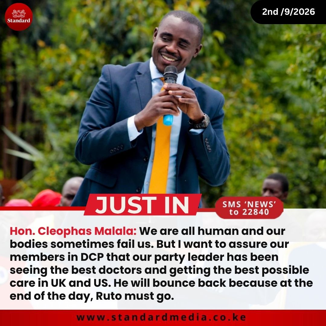 minshhh's tweet photo. Malala has reassured party supporters that the opposition leader remains committed to the political struggle despite his ongoing health challenges.
Rigathi in US
#Pray4Riggy
Gachagua Sick
Healing or Hiding https://t.co/2nvfW4jUQG