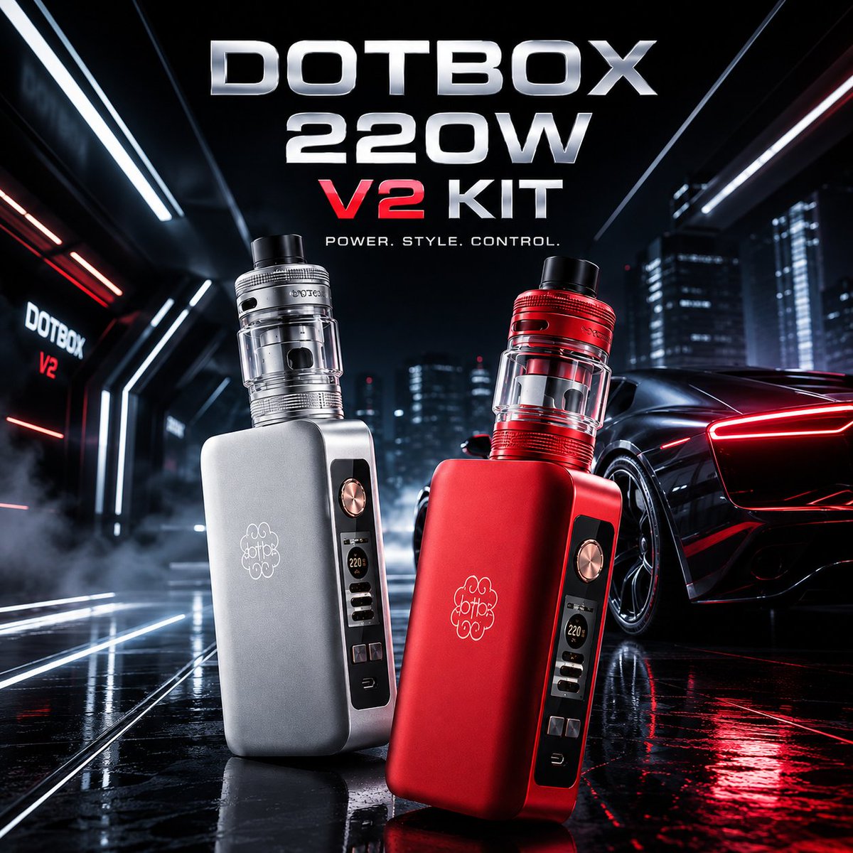 victoryvape's tweet photo. 🔥 닷박스 220W V2 KIT 출시!

깔끔한 메탈 바디에 최대 220W의 짱짱한 출력⚡
개선된 닷코일 + 상부 에어플로우로
더 풍부하고 깔끔한 표현력까지

🔋 18650 듀얼 배터리
⚙️ 7가지 모드
🔒 슬라이드 잠금
🛡️ 8중 안전 보호 시스템

컬러🎨
블랙 건메탈 실버 레드 로얄블루

#닷박스 #닷박스V2 #폐호흡 https://t.co/2s8t6qS4uZ