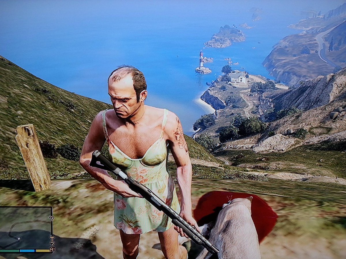 Dr3_592's tweet photo. @YorchTorchGames Bro never played the game…Trevor would not care https://t.co/U1y7Qeyhka