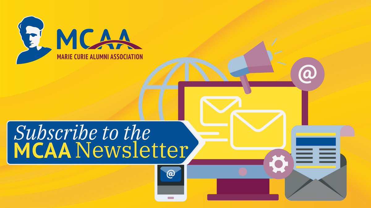 Mariecurie_alum's tweet photo. The next issue of the MCAA Newsletter will be published soon. 📨

Sign up to receive the latest news from the MCAA and articles curated by the Editorial Board directly in your inbox! 

👉 https://t.co/GH9QCFiHfM   

#MCAANewsletter https://t.co/I65vY61Xc8