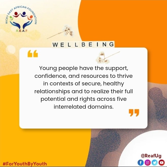 ReafUg's tweet photo. Youth well-being means that young people are thriving & achieving their full potential🎯
📢 Addressing harmful and unequal gender norms, stereotypes & other forms of discrimination is fundamental to well-being.
#ForYouthByYouth
@KCCAUG @Mglsd_UG @opportunitiesfy https://t.co/BncOeihPbP